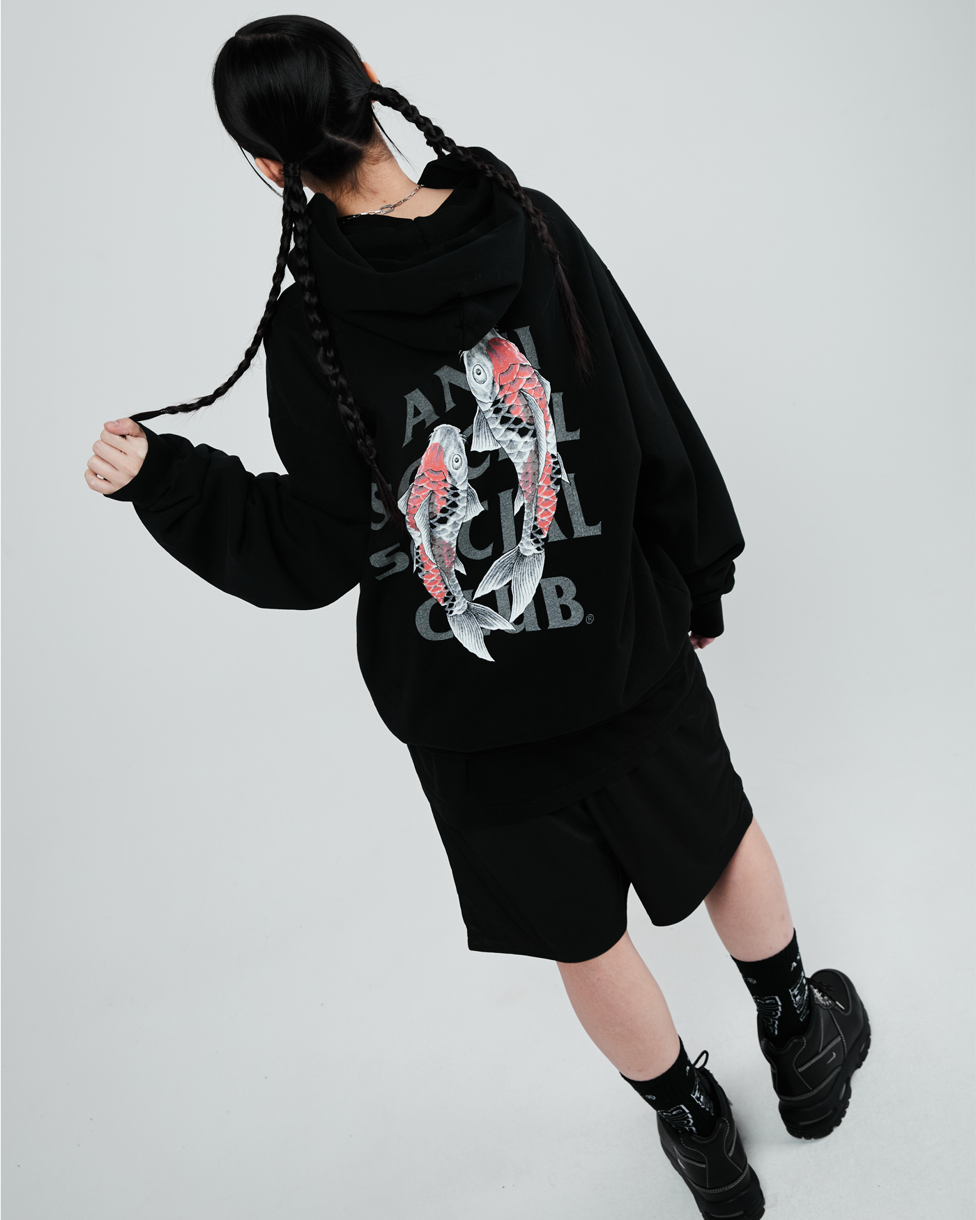 ANTI SOCIAL SOCIAL CLUB KOI USA MADE HOODIE